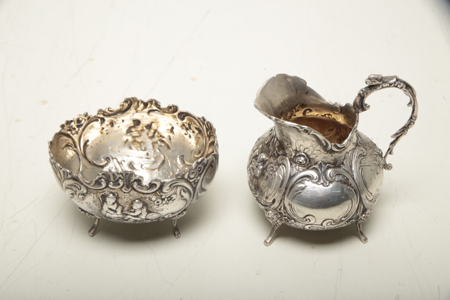 Silver, 2-delar, Rokoko-stil