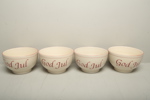 Grötskålar, 4st i keramik 