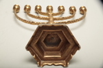 Gnosjö malm-"Menorah" Kandelaber