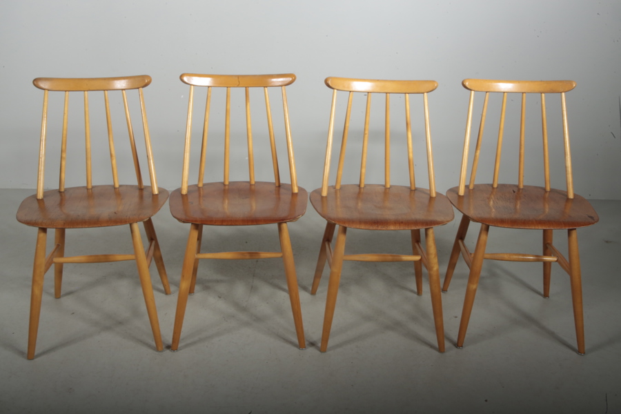 Stolar, 4st- Edsbyverken "Fanett", Design: Tapiovaara