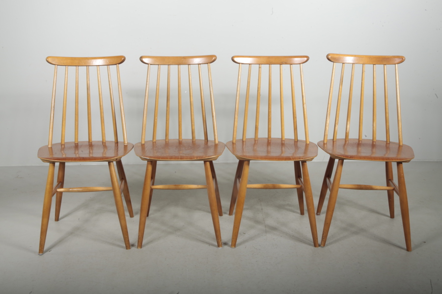 Edsbyverken stolar "Fanett", 4st, Design: Ilmari Tapiovaara
