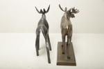 Skulpturer, 2st älgar 