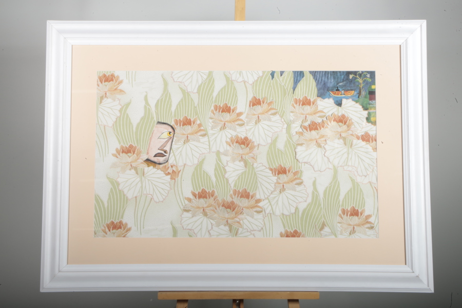 Olle Jonsson, Collage "Hommage till Lim Johan"