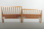 Sänggavlar, 1-par i teak, 1950/1960-tal 