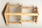Hylla i furu- "Hörnmodell"