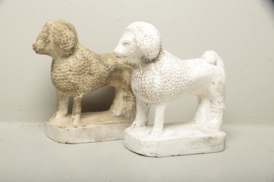 Figuriner i gips, 1-par, 1900-tal 