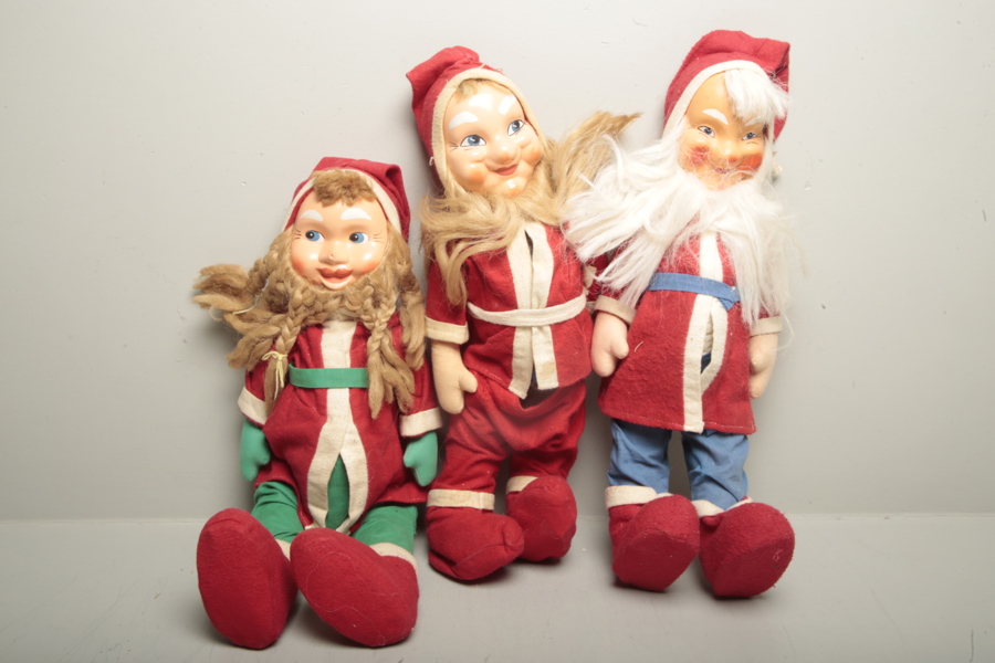 Juldekorationer, 3st Tomtar 