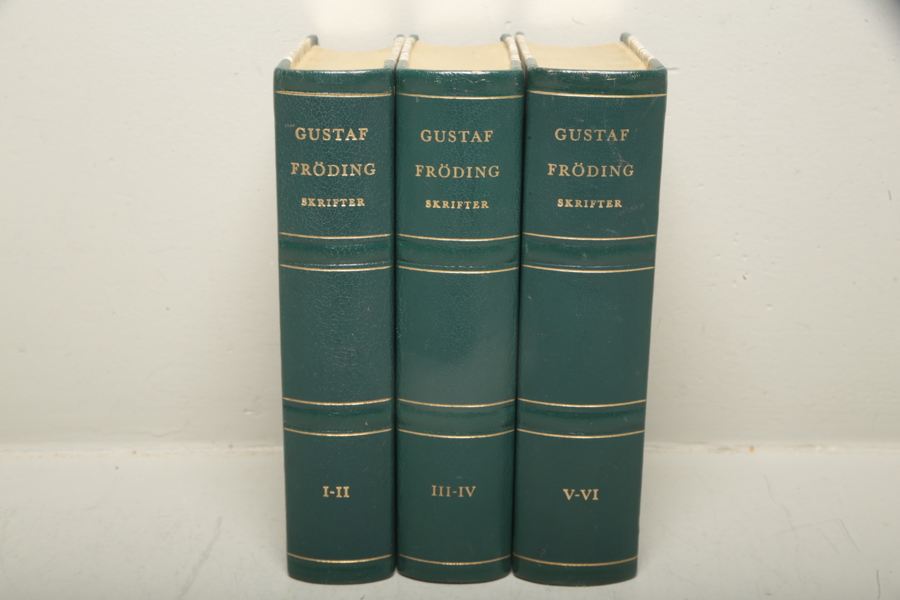 Böcker- "Gustaf Fröding- Skifter", 1-6