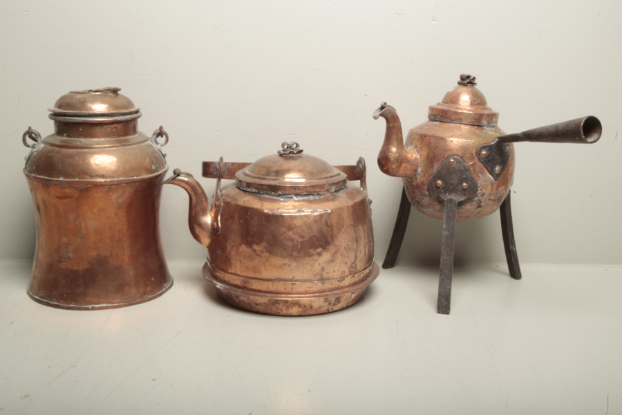 Koppar, 3-delar, 1800/1900-tal 