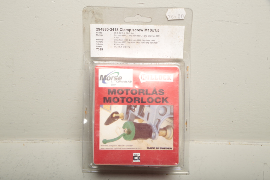 Hillock- Motolås, Clamp Screw M10x1,5