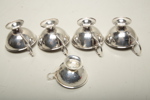 Punchmuggar i silver, 5st 