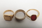 Ringar, 18K Guld, 3st 