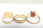 Ringar, 18K Guld, 3st 
