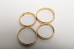 Ringar, 18K Guld, 4st 