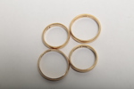 Ringar, 18K Guld, 4st 