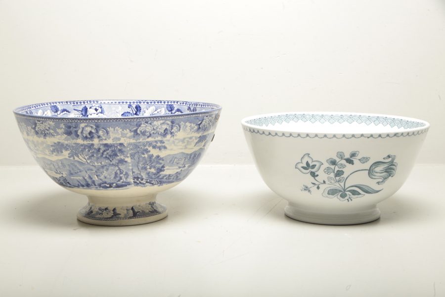 Skålar, 2st, 1800/1900-tal 