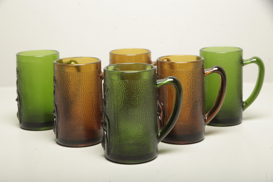 Erik Höglund- Boda Glasbruk, 6st Sejdlar 