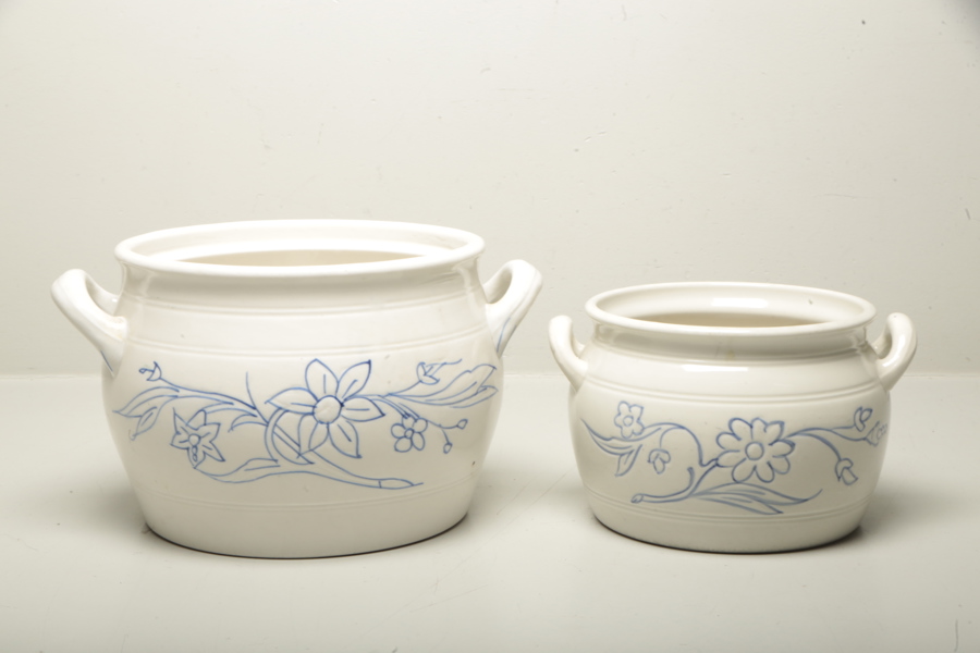 Krus, 2st, Rörstrand- BlåVit