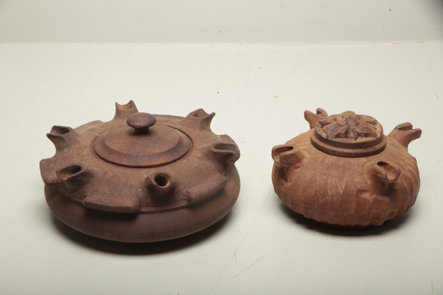 Vänskapskoppen, 2st, Mahogny