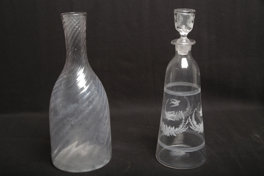 Karaffer, 1800/1900-tal 