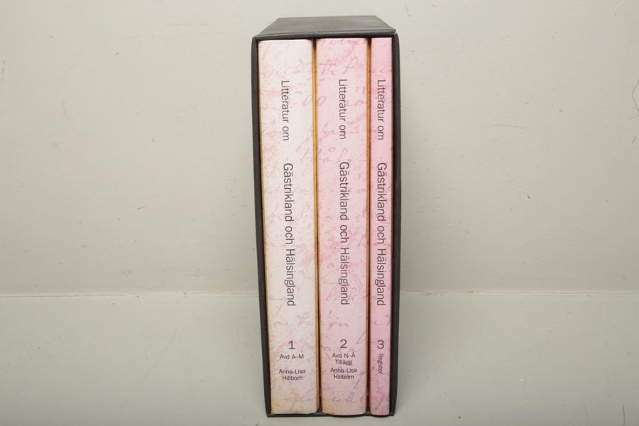 Böcker, Gästrikland & Hälsingland, 3-band