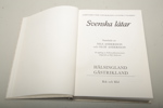 Bok, "Svenska låtar- Hälsingland & Gästrikland"