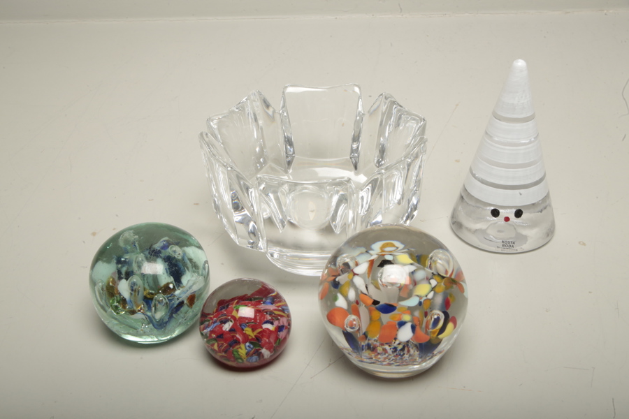 Konstglas- Bl.a. Orrefors & Kosta Boda