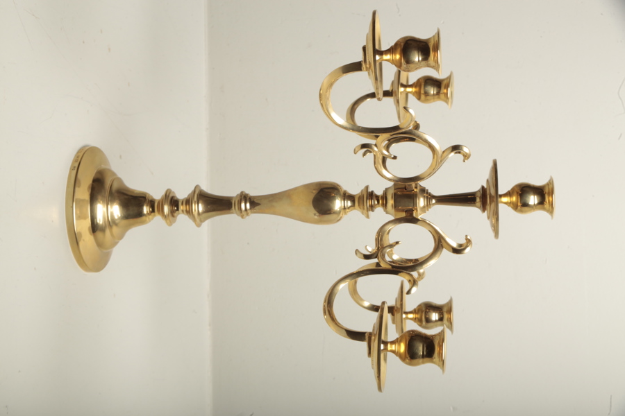 Kandelaber i mässing, 1900-tal