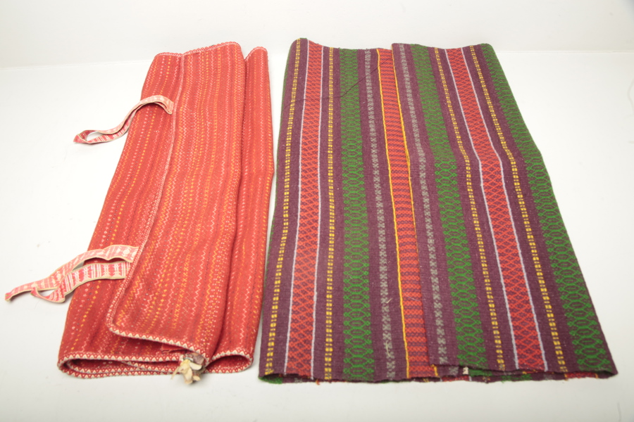 Textil- Hemvävda, 2st