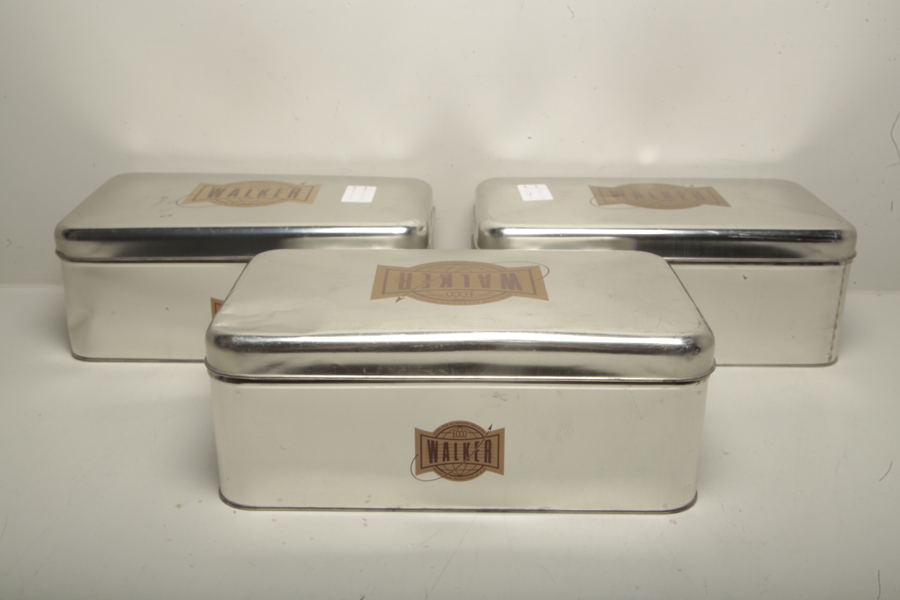 Förvaringslådor, 3st i plåt