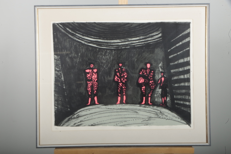 Roland Kempe, Färglitografi, Signerad N:o 38/310