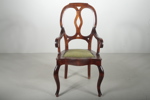 Karmstol, Louis Philippe-Stil, 1800/1900-tal, Mahogny
