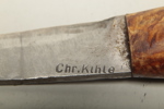 Kniv, Norsk Tröndelagskniv , Signerad: Chr.Kihle