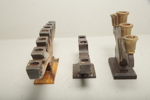 Ljusstakar i trä, 1900-tal, 3st