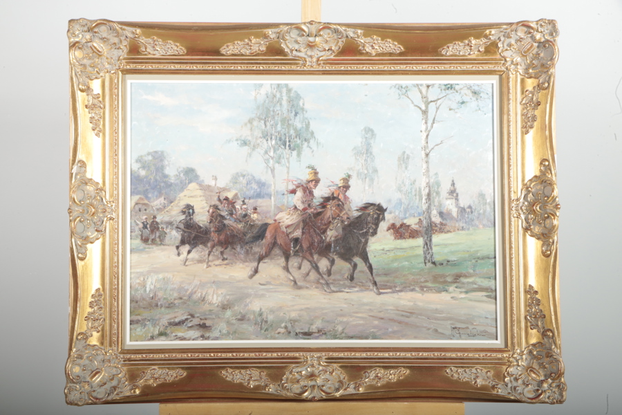 Wladyslaw Chmielinski- Olja på duk, Signerad