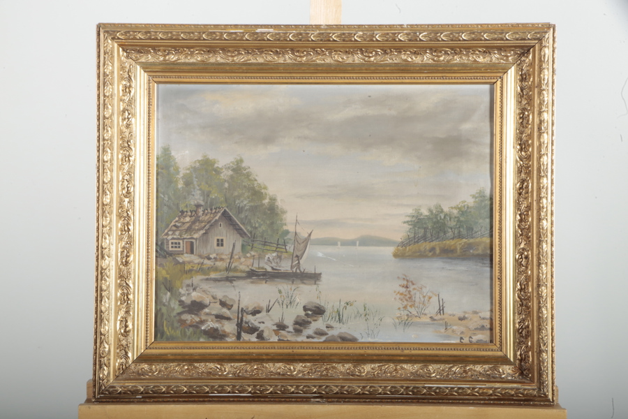 Olja på duk, 1800/1900-tal, Okänd konstnär