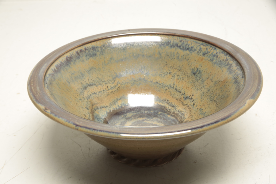 Miljögården Keramikskål, Glaserad & Signerad 