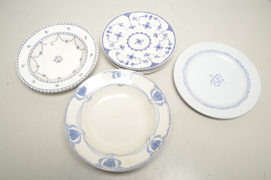 Porslin diverse, Bl.a. Gustavsberg & Gefle 