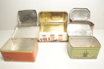 Plåtburkar, diverse 5st