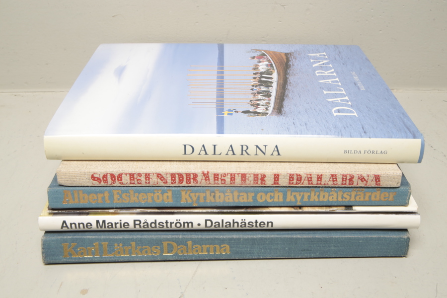 Böcker/ Häften- Dalarna, 6st