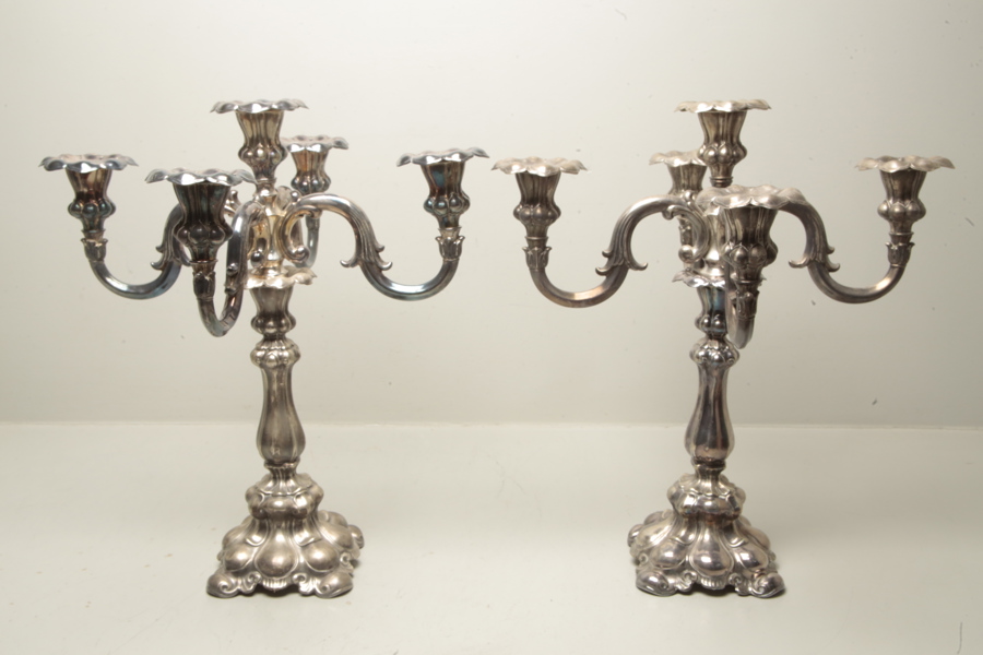 Kandelabrar, 1-par, 1900-tal 