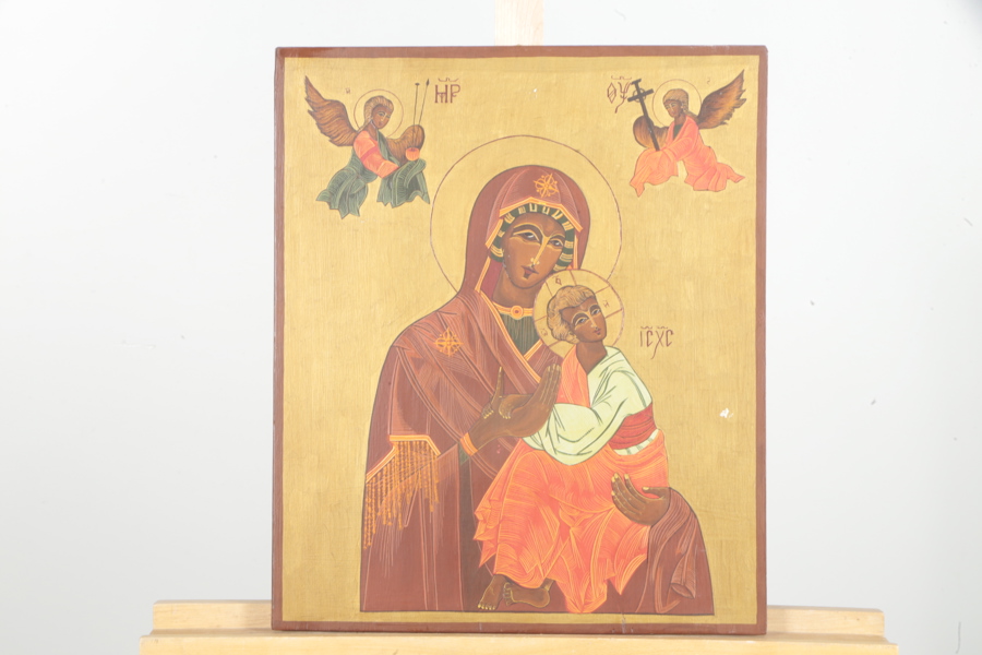 Ikon efter 1600/1700-tal, "Den välsignande sorgens moder", 1900-talets senare hälft 