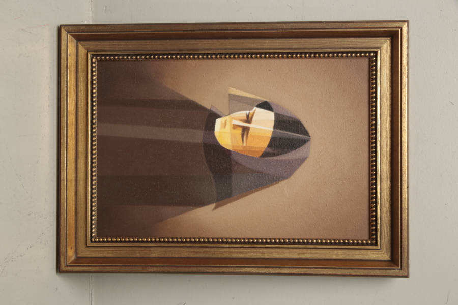 Olja på pannå "Sorg", Osignerad 