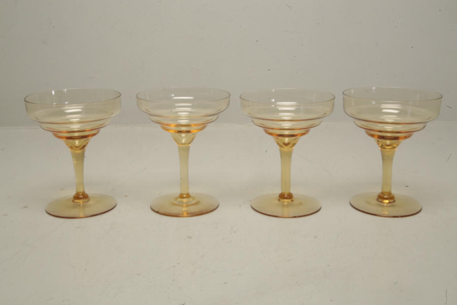 Cocktailglas, 1900-tal, 4st