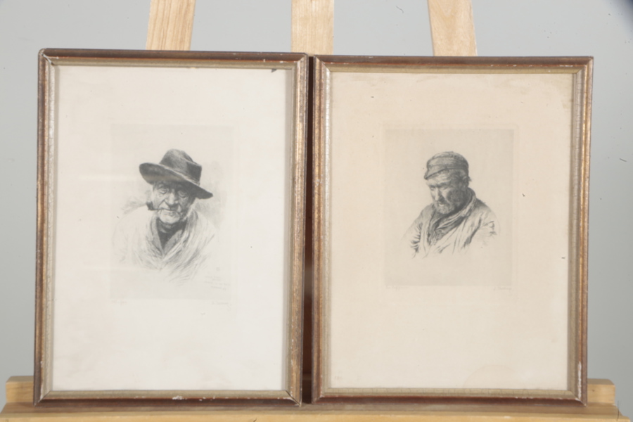 Axel Tallberg, 2st Etsningar, Signerad