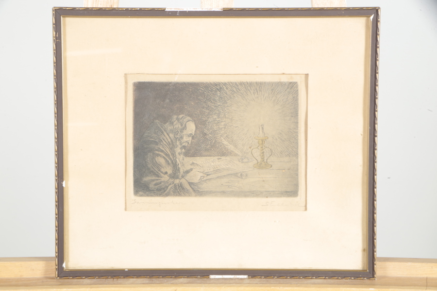 Sten Ekendahl, Etsning- "Sanningssökaren", Signerad