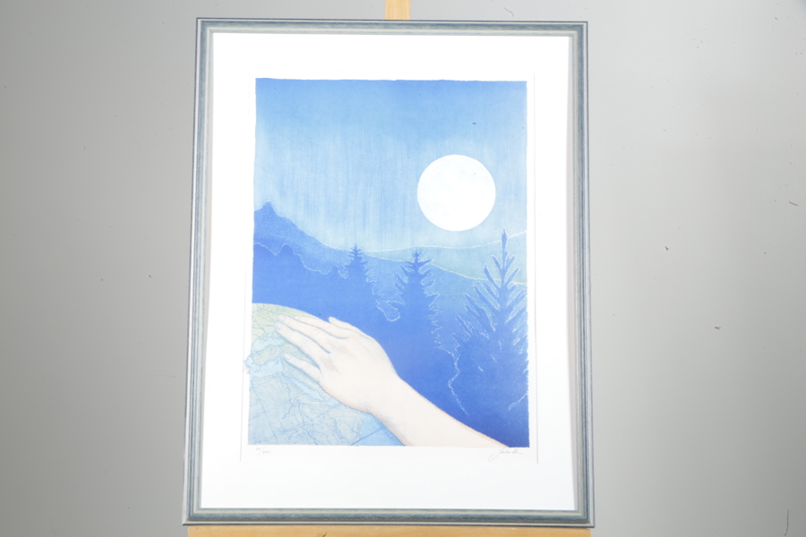 Jerker Andersson, Färglitografi, Signerad N:o 84/225