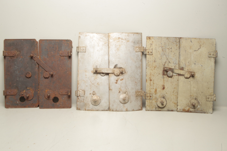 Kakelugnsluckor, 3-par 