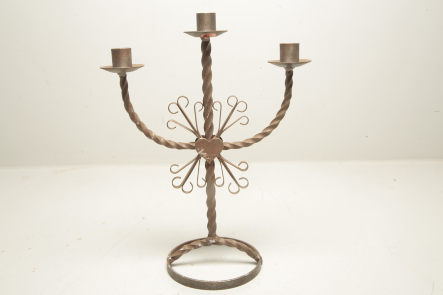 Bordsljusstake- Smidesarbete