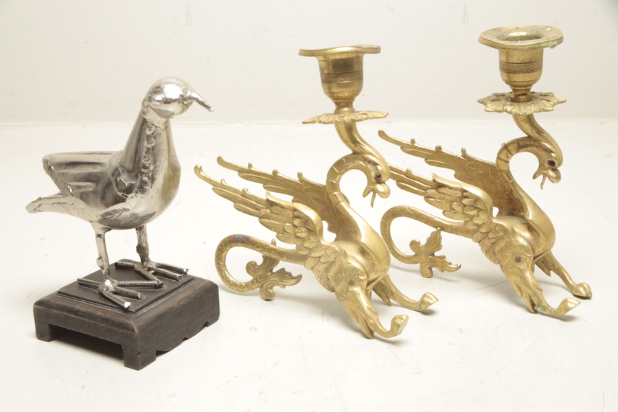 Ljusstakar, 1-par, 1900-tal